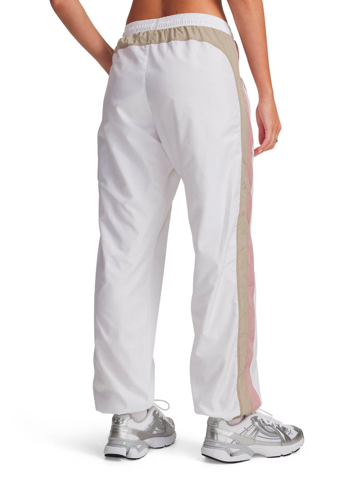 Pantalón Lifestyle para mujer Icon Crinkle blanco Under Armour
