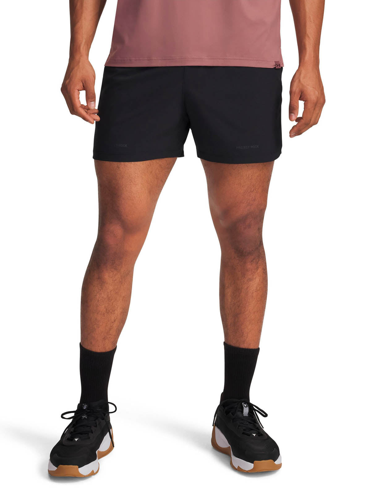 Short de entrenamiento para hombre Project Rock Ultimate negro Under Armour