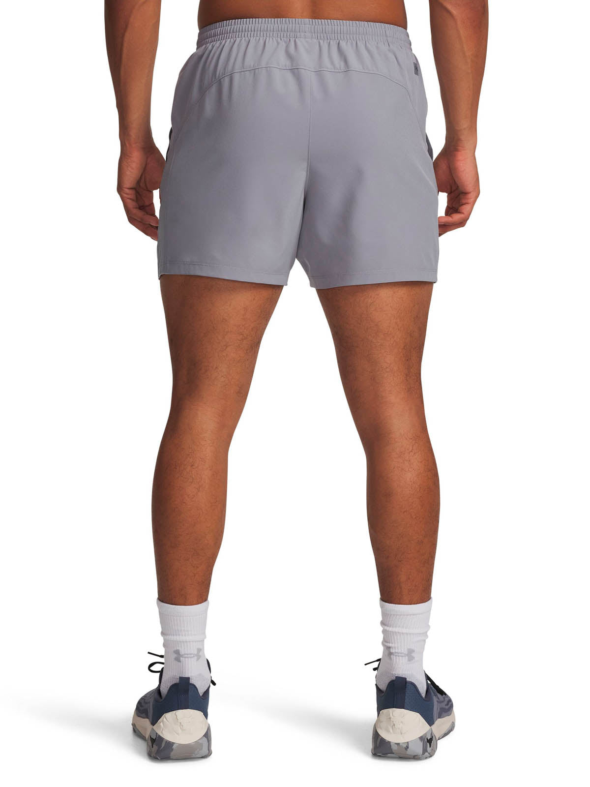 Short de entrenamiento para hombre Project Rock Ultimate gris Under Armour