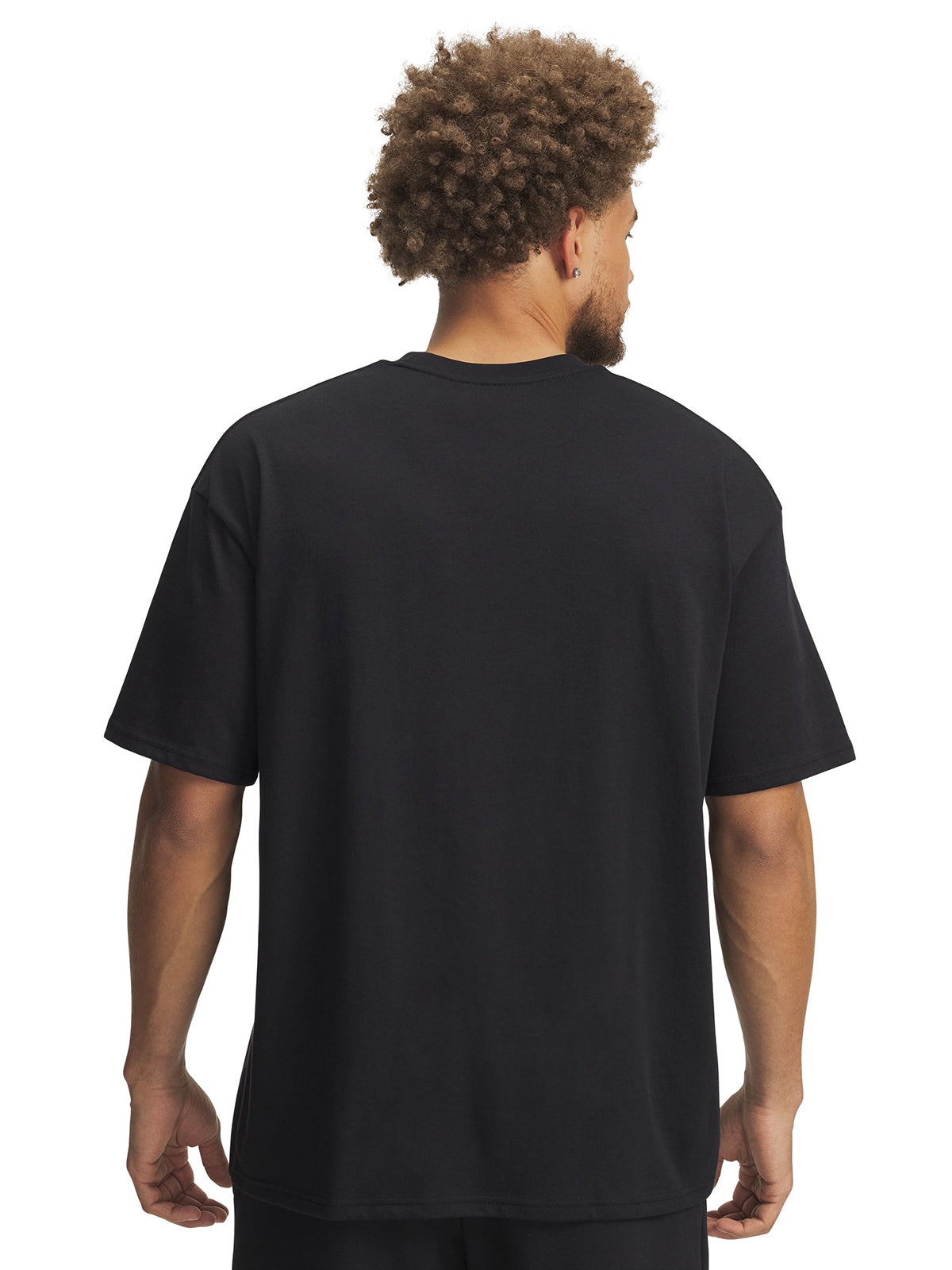 Polera manga corta Basketball para Hombre Curry Heavyweight Oversize Negro Under Armour