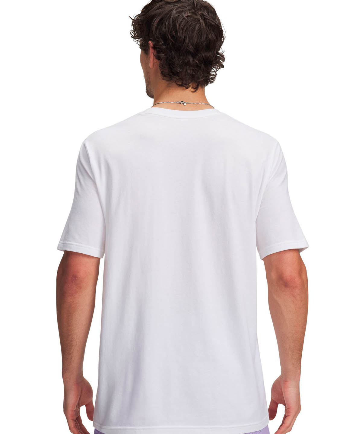 Polera manga corta Basketball para Hombre Curry playable 1 Blanco Under Armour