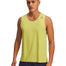 Polera sin mangas Running para hombre Halo Run amarillo Under Armour
