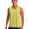 Polera sin mangas Running para hombre Halo Run amarillo Under Armour