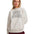 Polerón Lifestyle para mujer Rival Fleece Oversized Varsity Blanco Under Armour