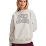 Polerón Lifestyle para mujer Rival Fleece Oversized Varsity Blanco Under Armour
