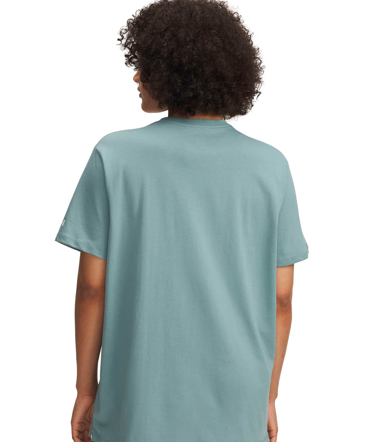 Polera manga corta Lifestyle para mujer Rival Oversized Campus verde Under Armour