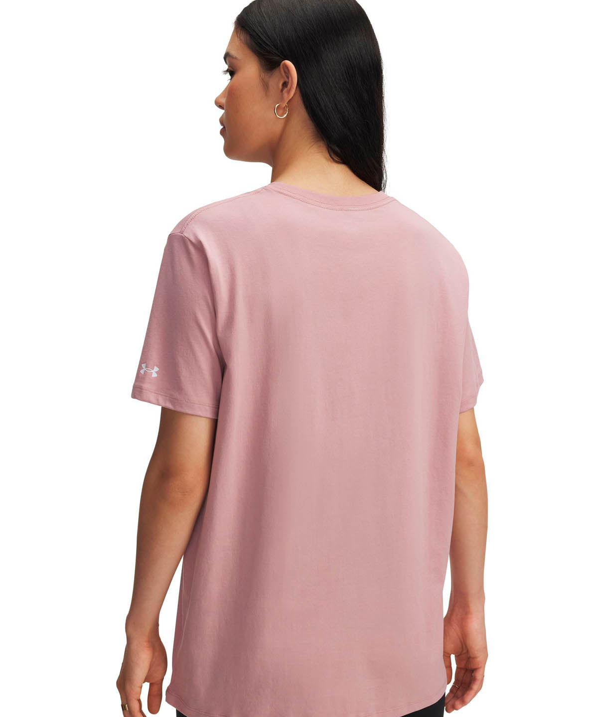 Polera manga corta Lifestyle para mujer Rival Oversized Campus rosado Under Armour