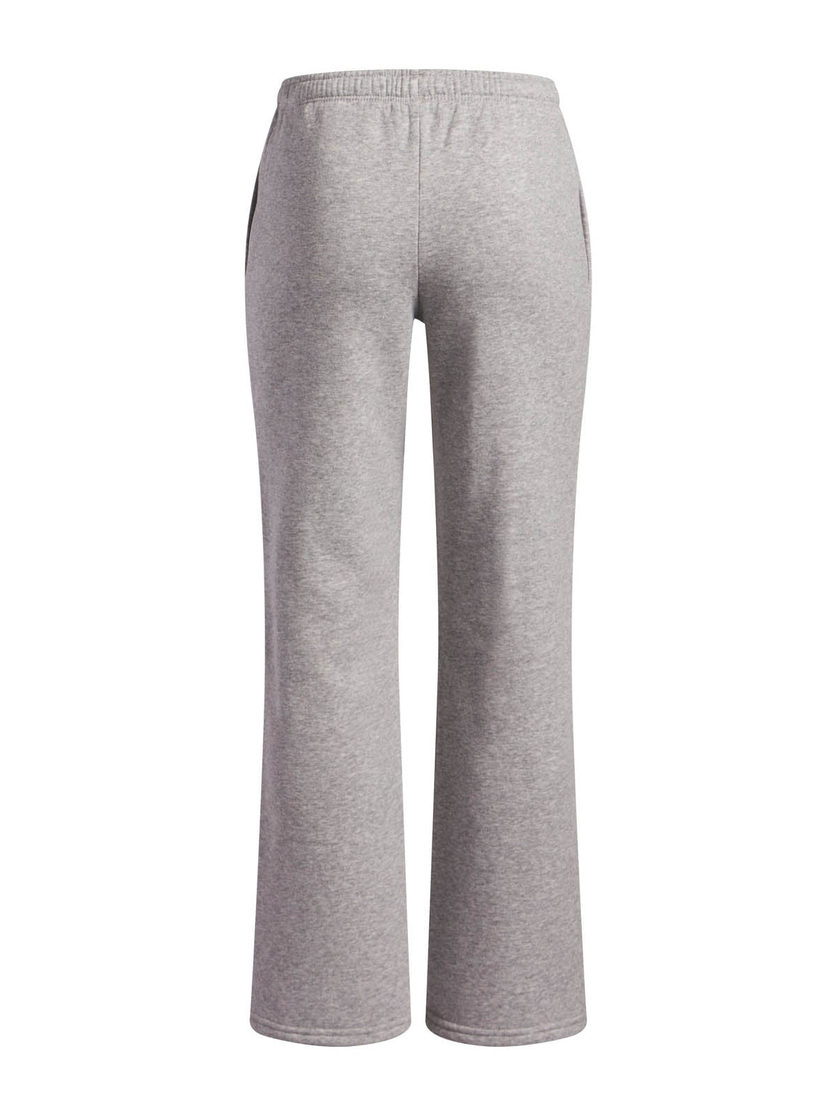 Pantalón Lifestyle para niña Rival Fleece Piped gris Under Armour