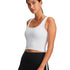 Polera sin manga de entrenamiento para mujer Motion blanco Under Armour