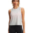 Polera sin mangas de entrenamiento para mujer Halo Vent gris Under Armour
