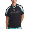 Polera manga corta Football para Hombre Mansory Terrace Negro Under Armour