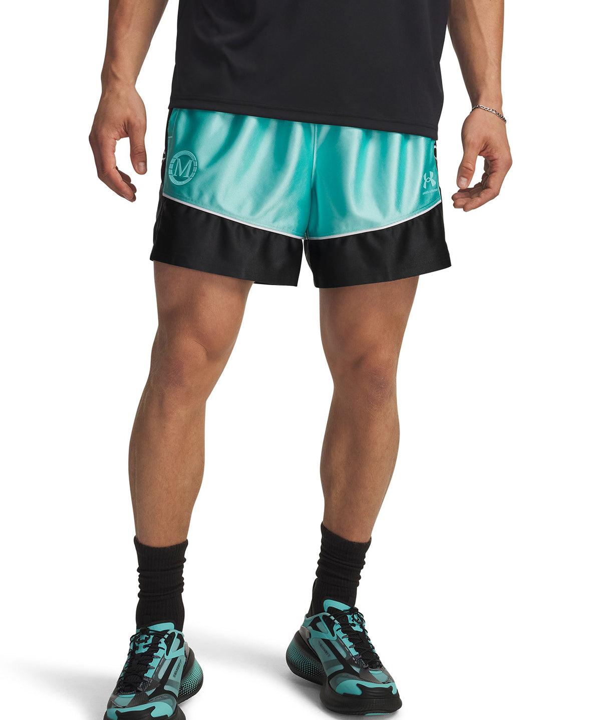 Short Football para hombre Mansory Terrace Azul Under Armour