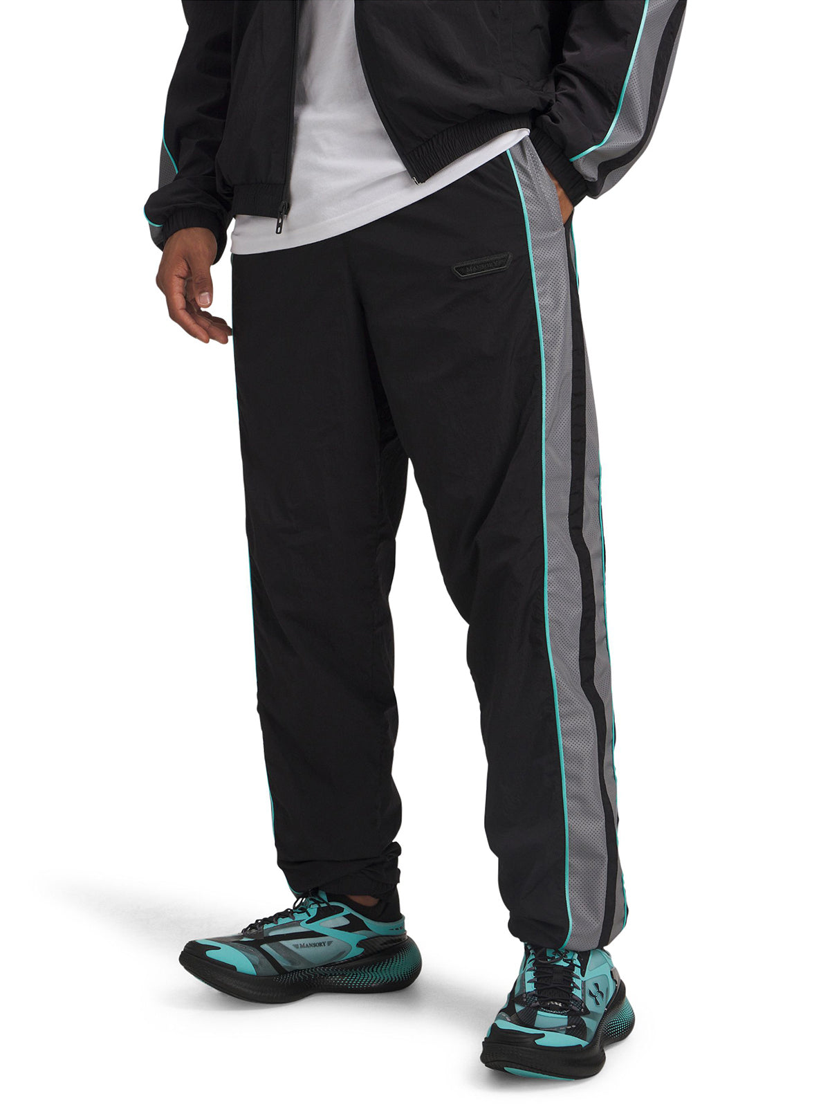 Pantalón Lifestyle para Hombre Mansory Icon Woven Track Negro Under Armour