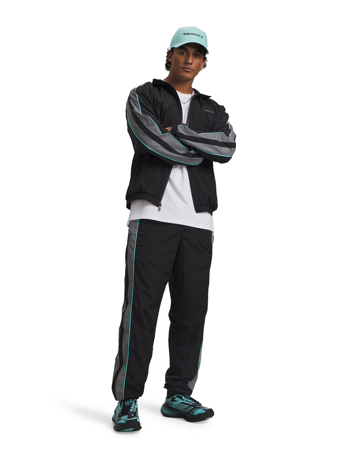 Pantalón Lifestyle para Hombre Mansory Icon Woven Track Negro Under Armour