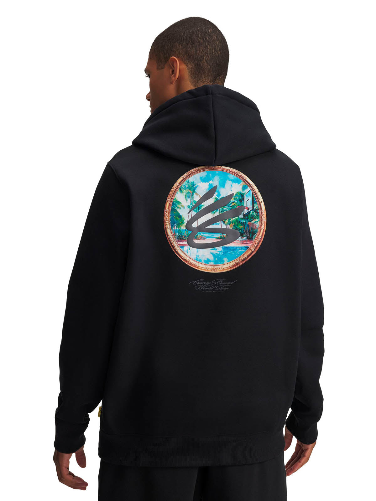 Polerón Basketball para Hombre Curry Splash tour Negro Under Armour