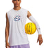 Polera sin manga Basketball para Hombre Curry tour Blanco Under Armour