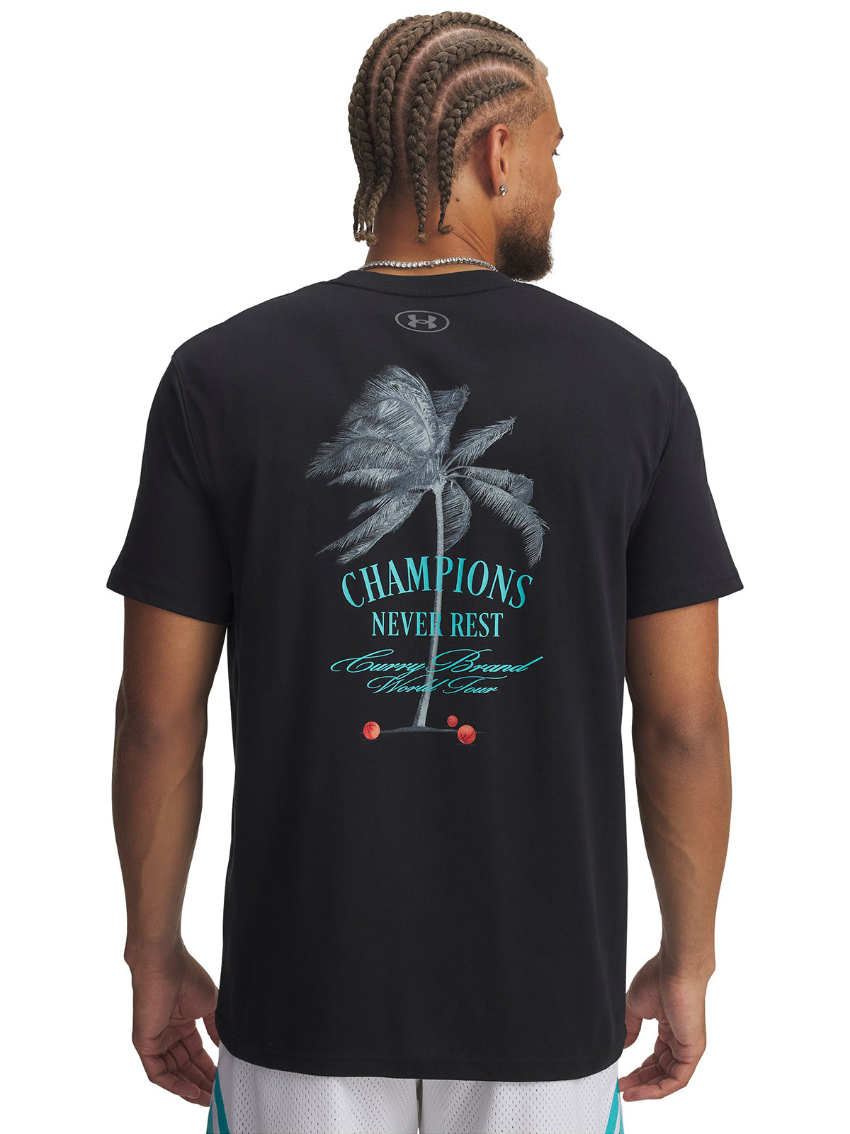 Polera manga corta Basketball para Hombre Curry Tour Negro Under Armour