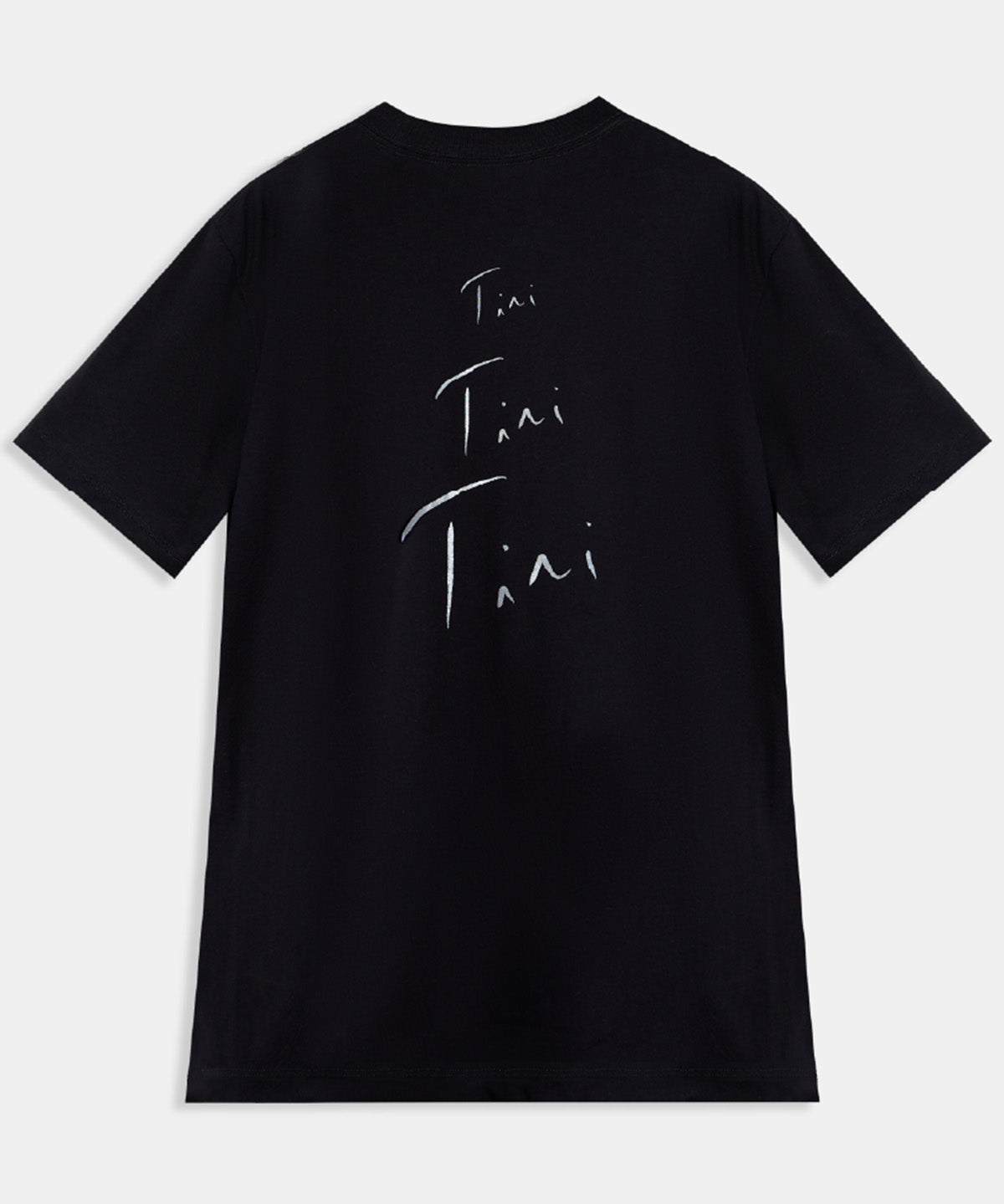 Polera Oversized TINI Unisex Negra- FUTTTURA