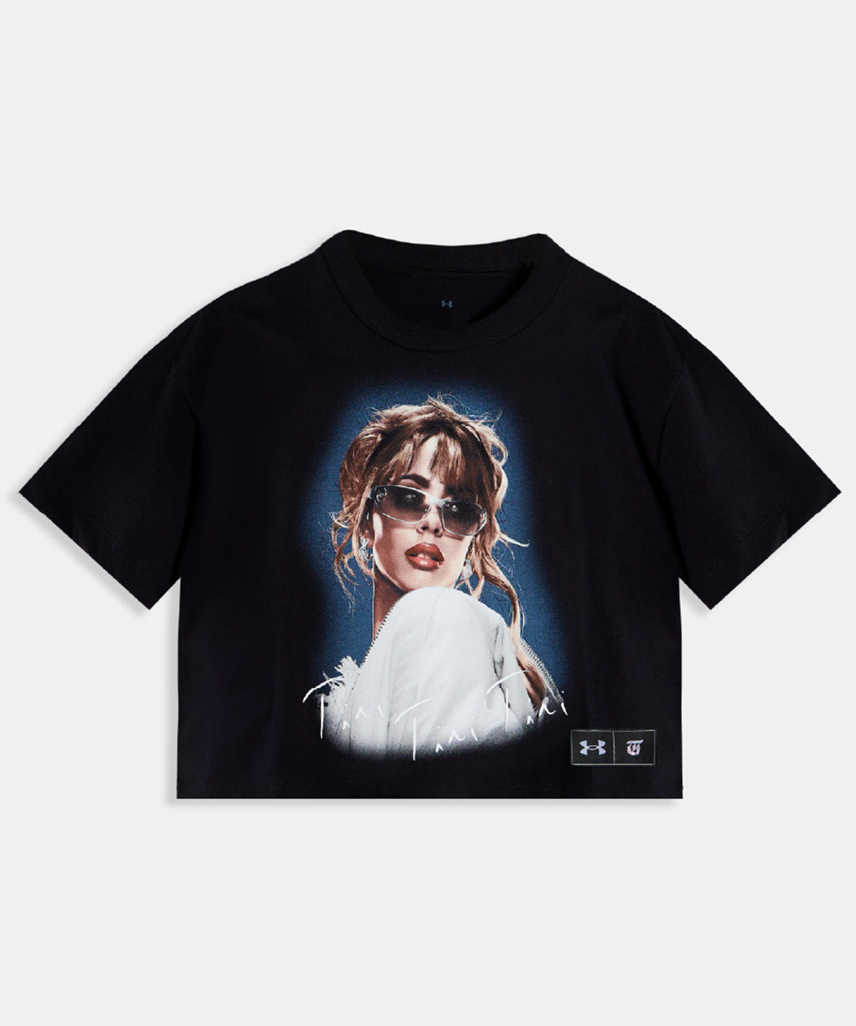 Polera Crop TINI Unisex Negra