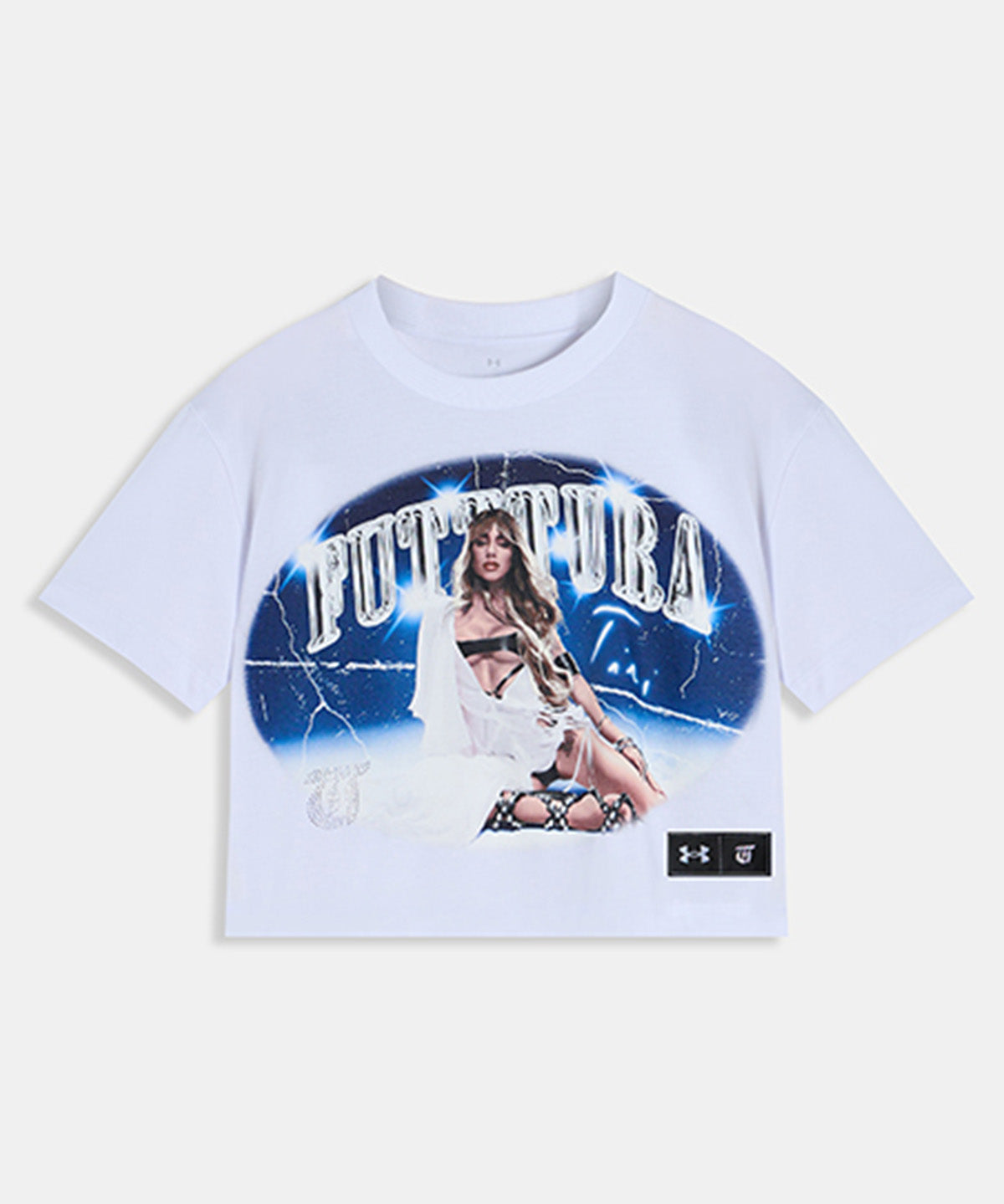 Polera Crop TINI Unisex Blanca - FUTTTURA