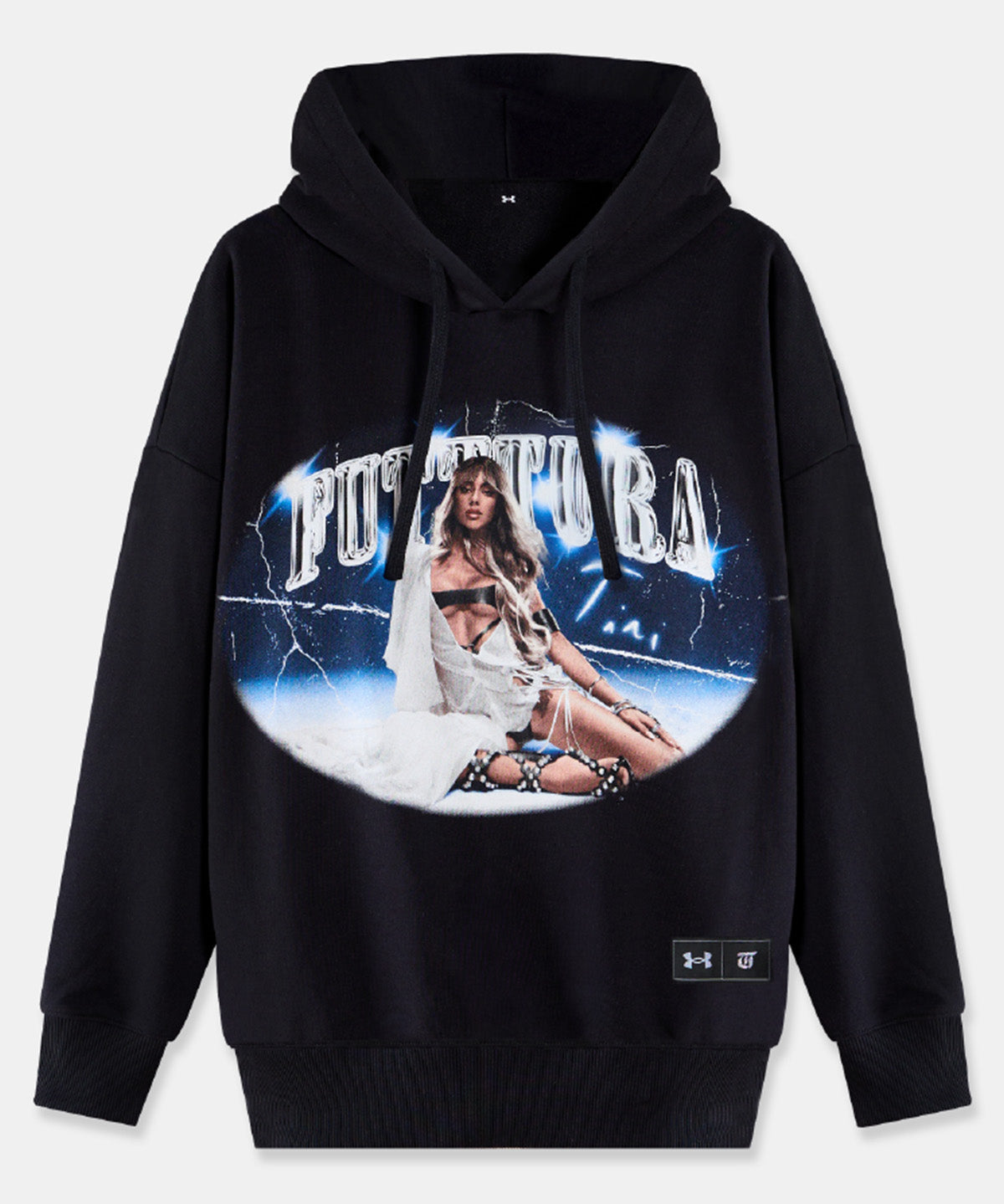 Polerón con capucha TINI Unisex Negro - FUTTTURA