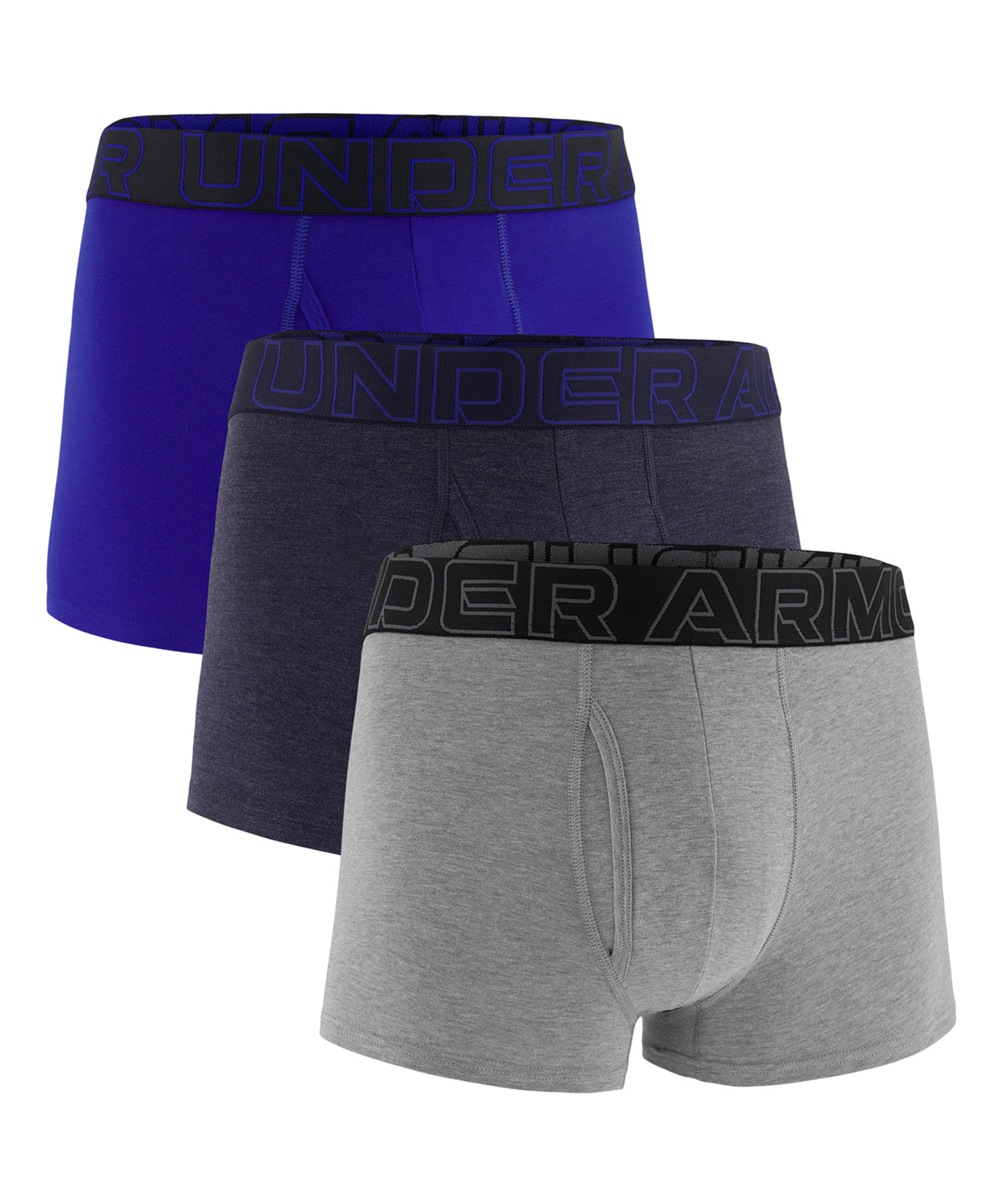 Boxer Performance de algodón 3"para hombre 3pk Under Armour