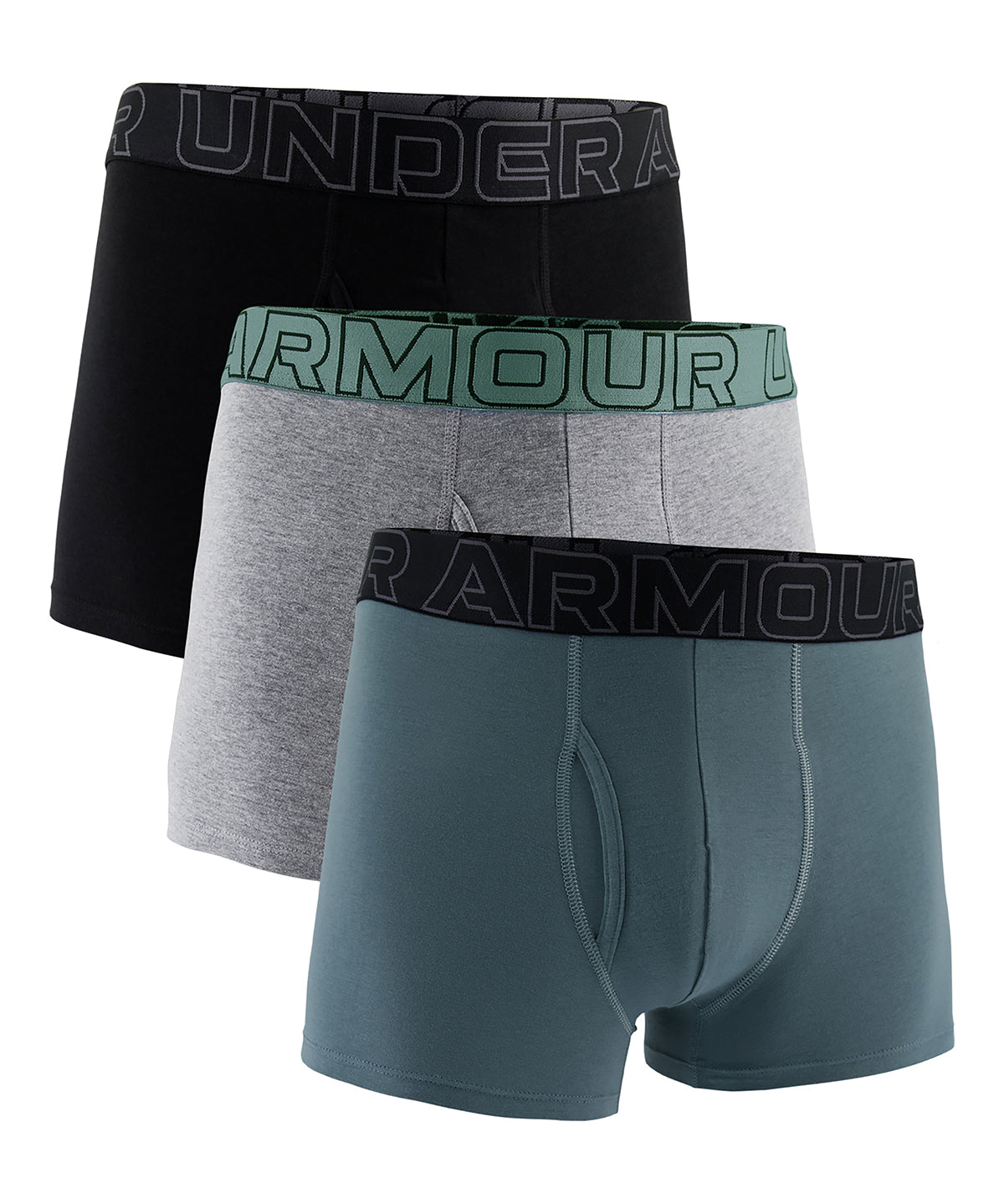 Boxer Performance de algodón 3"para hombre 3pk Under Armour