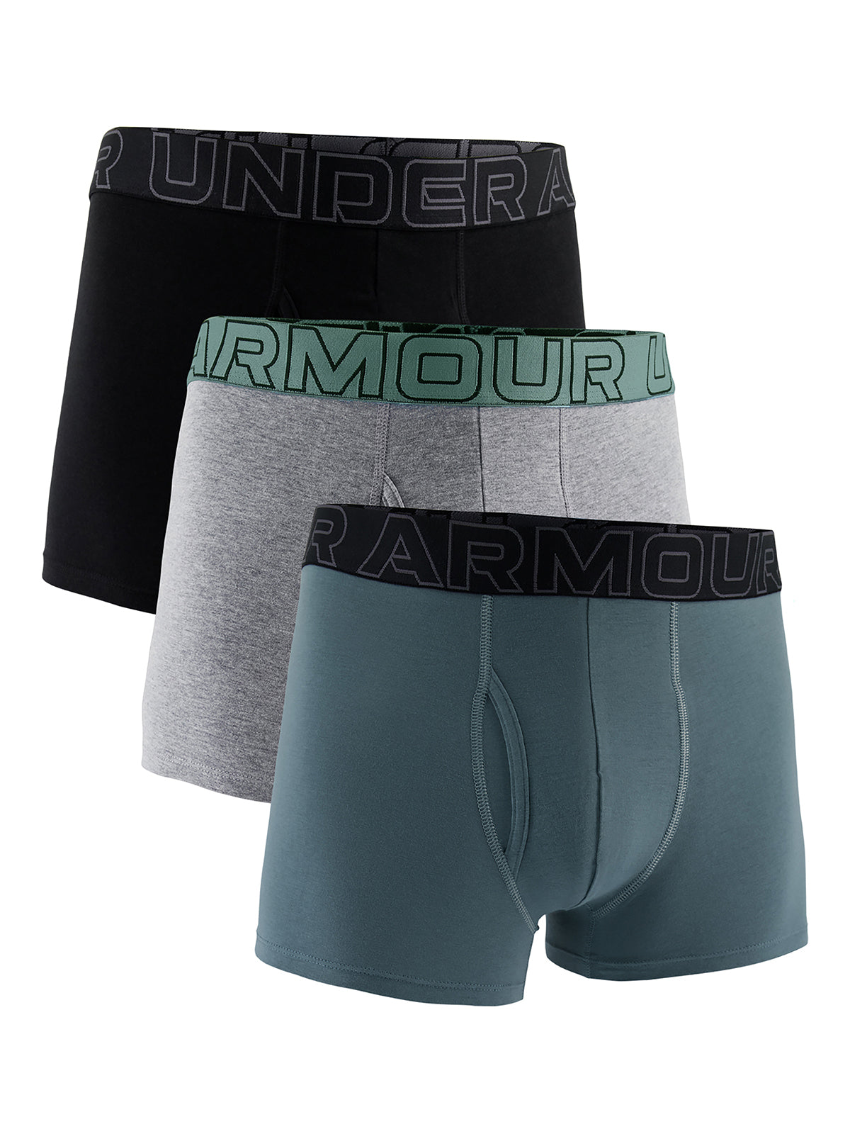 Boxer Performance de algodón 3"para hombre 3pk Under Armour