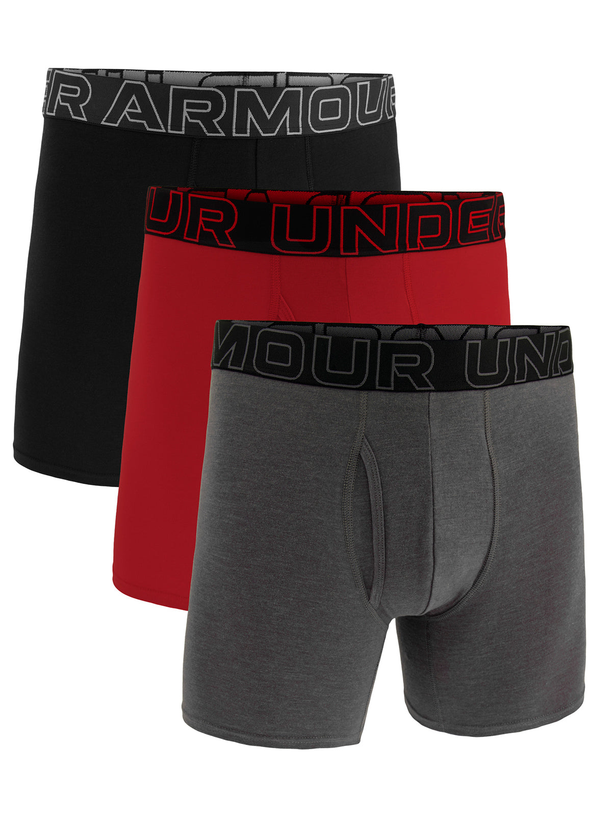 Boxers de algodón UA para hombre 3- pack