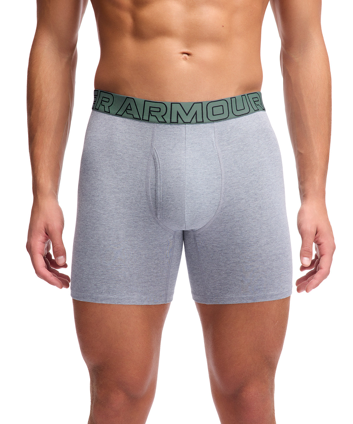 Boxer Performance de algodón 6" para hombre 3pk Under Armour