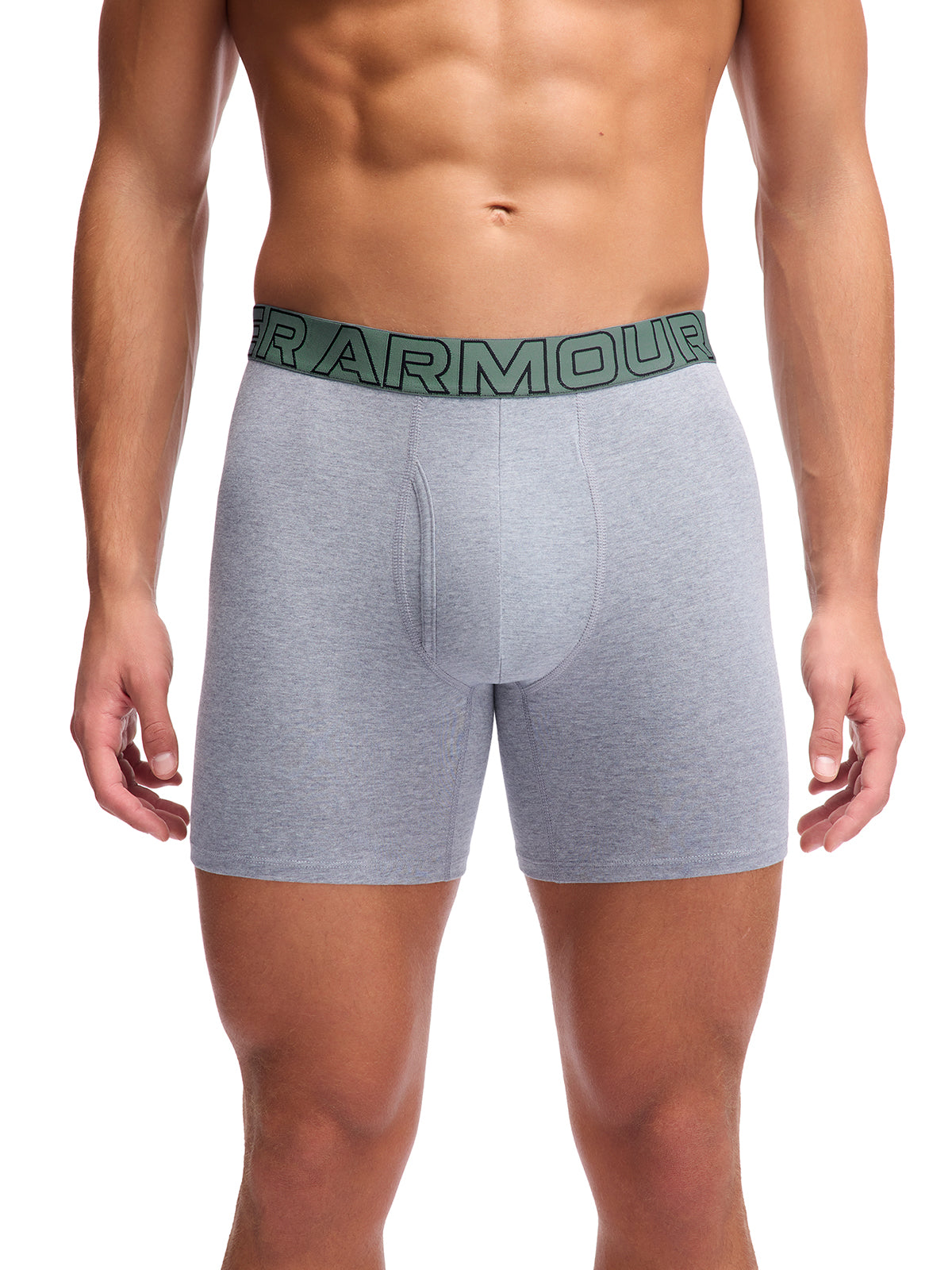 Boxer Performance de algodón 6" para hombre 3pk Under Armour