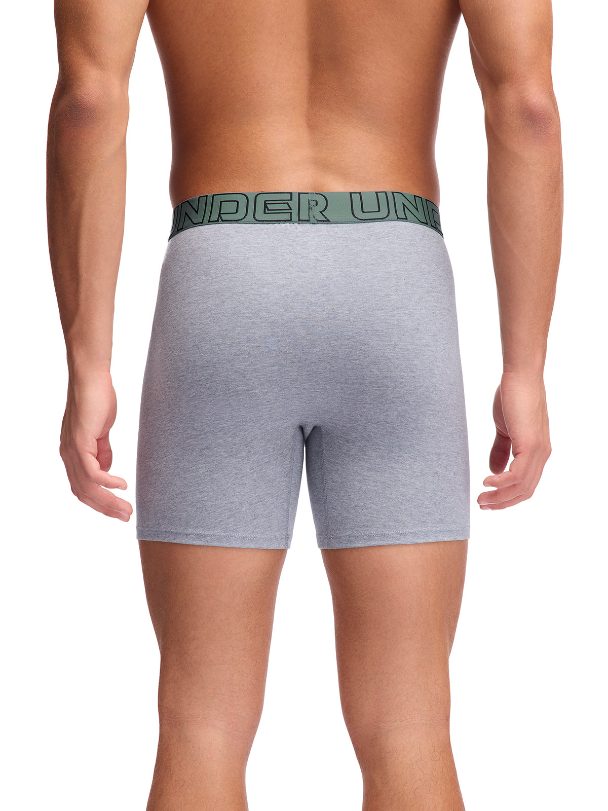 Boxer Performance de algodón 6" para hombre 3pk Under Armour