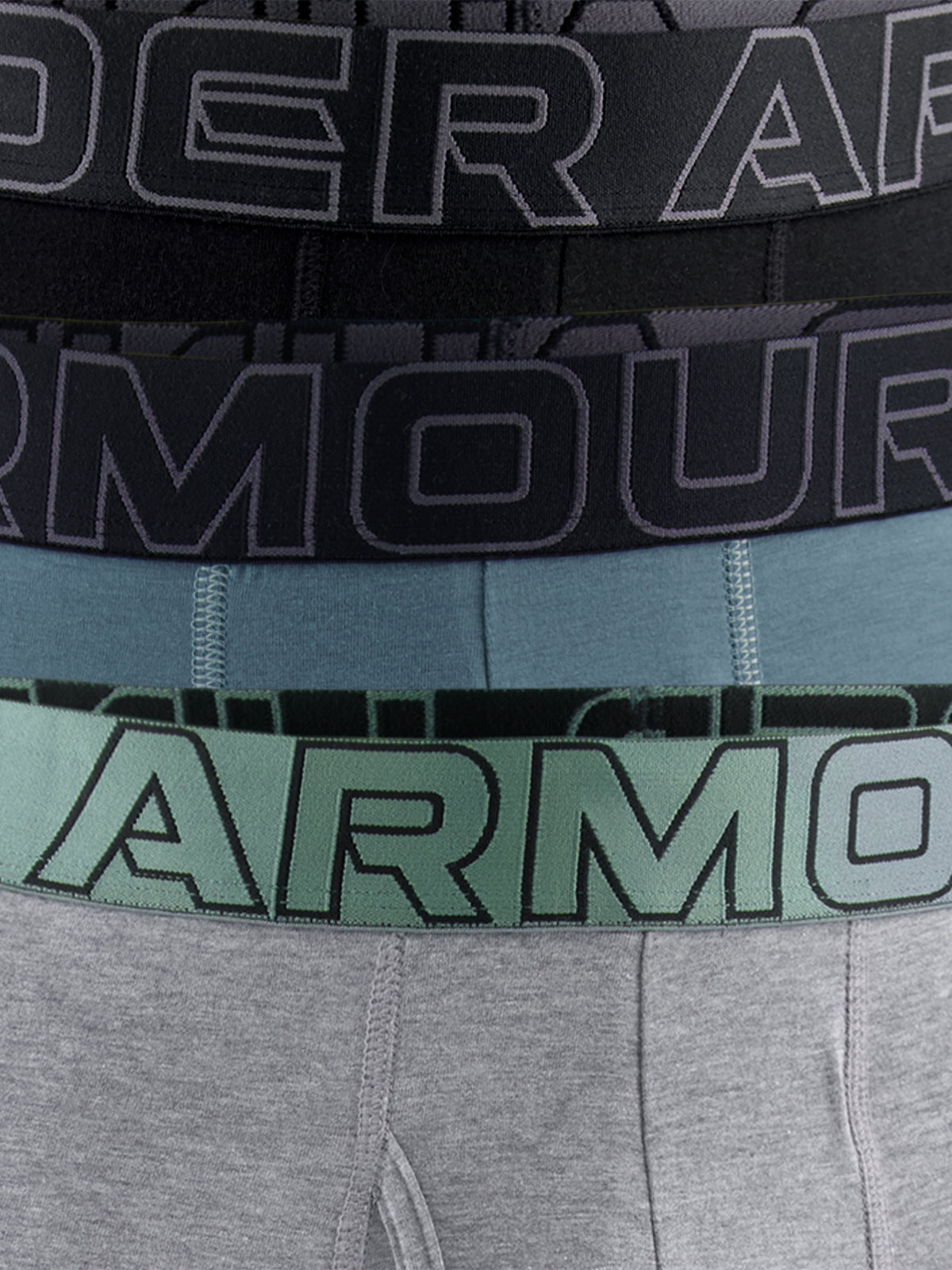 Boxer Performance de algodón 6" para hombre 3pk Under Armour