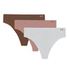 Paquete de 3 tangas para mujer Pure Stretch No Show Under Armour