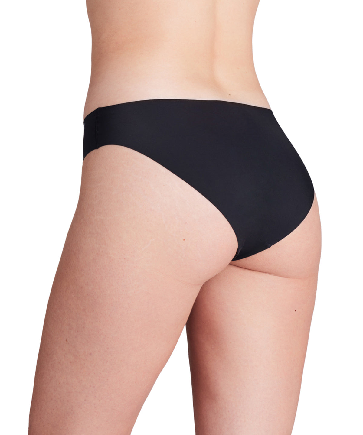 Paquete de 3 calzones para mujer Pure Stretch No Show Negro Under Armour