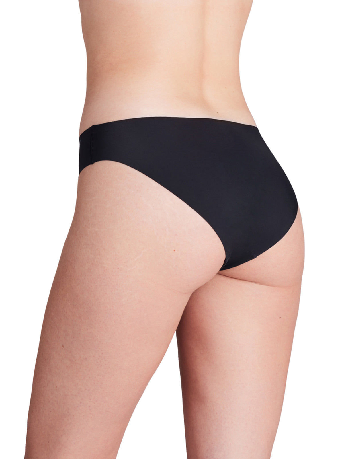 Paquete de 3 calzones para mujer Pure Stretch No Show Negro Under Armour