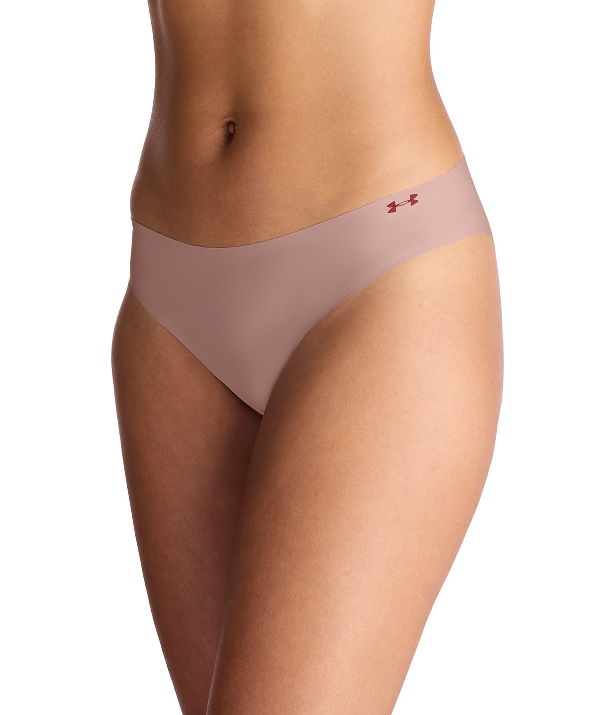 Paquete de 3 calzones para mujer Pure Stretch No Show Rosa Under Armour